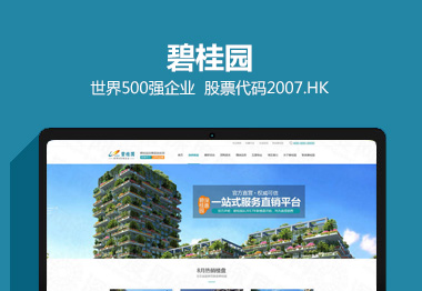 碧桂園地產營銷品牌網站建設案例